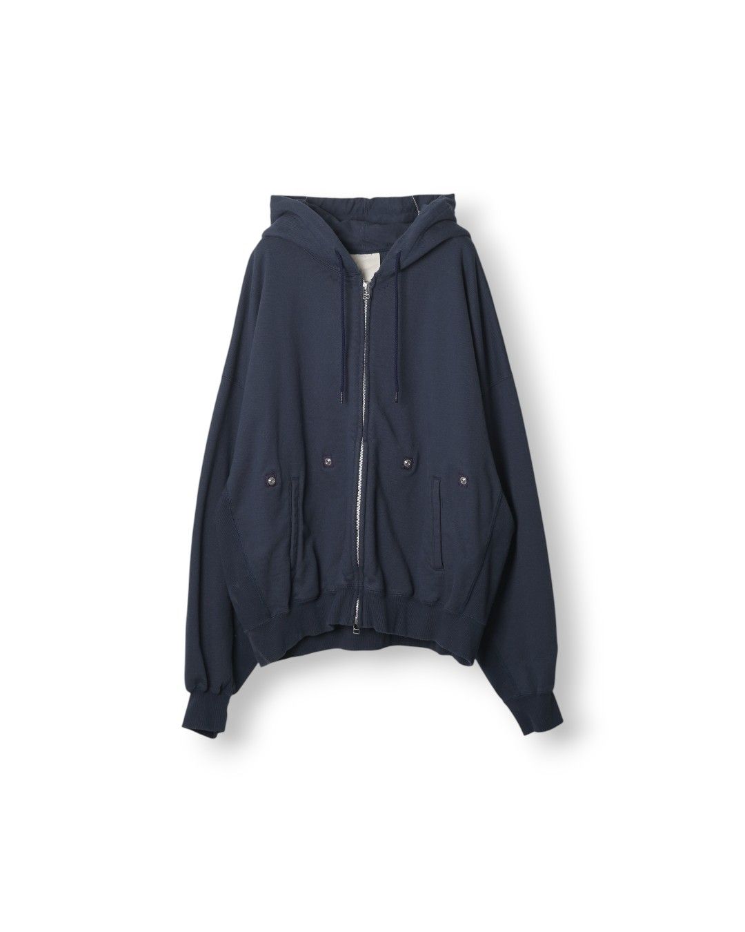 KINCHAKU" ZIPUP HOODIE（NAVY）