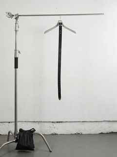 4c LEATHER BELT / レザーベルト / BLACK