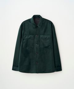 LUSTROUS CORDUROY SHIRT JACKET（GREEN）