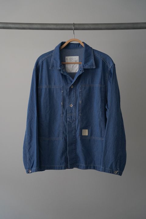 M35 DENIM SHIRT JACKET（L .BLUE）