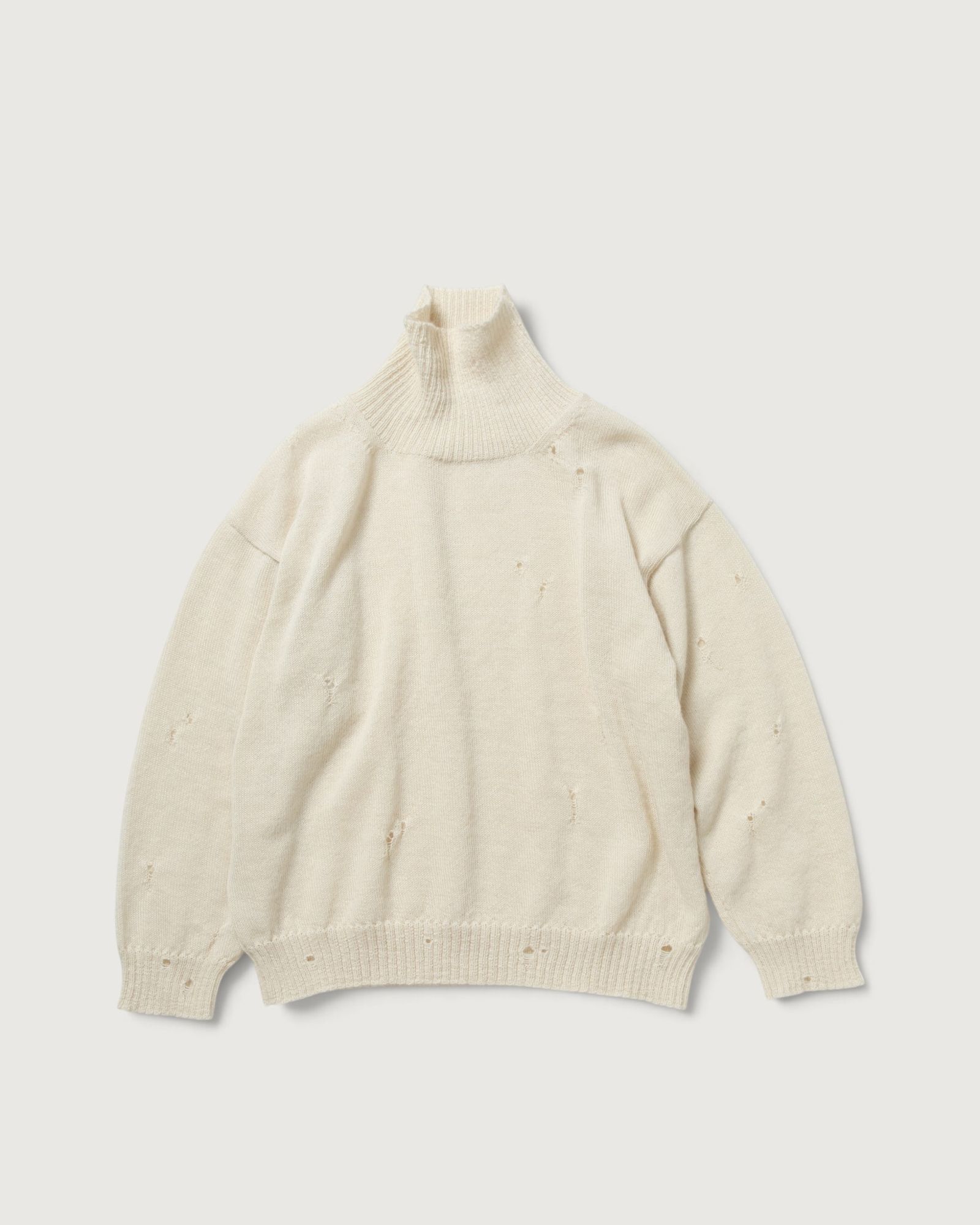TURTLENECK SWEATER（NATURAL）