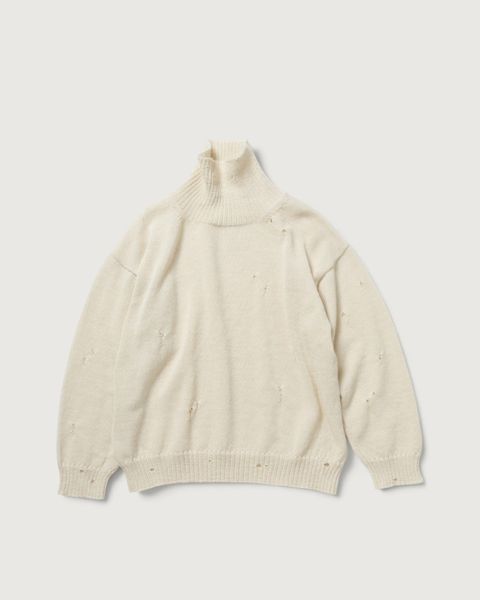 TURTLENECK SWEATER（NATURAL）