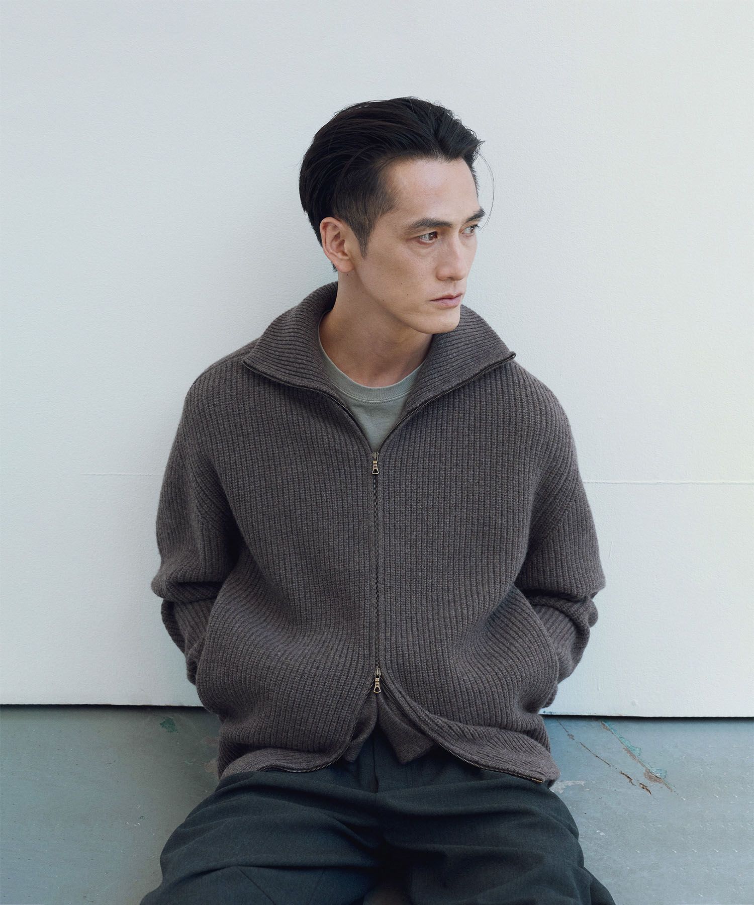 Driving Knit Blouson（WENGE WOOD）