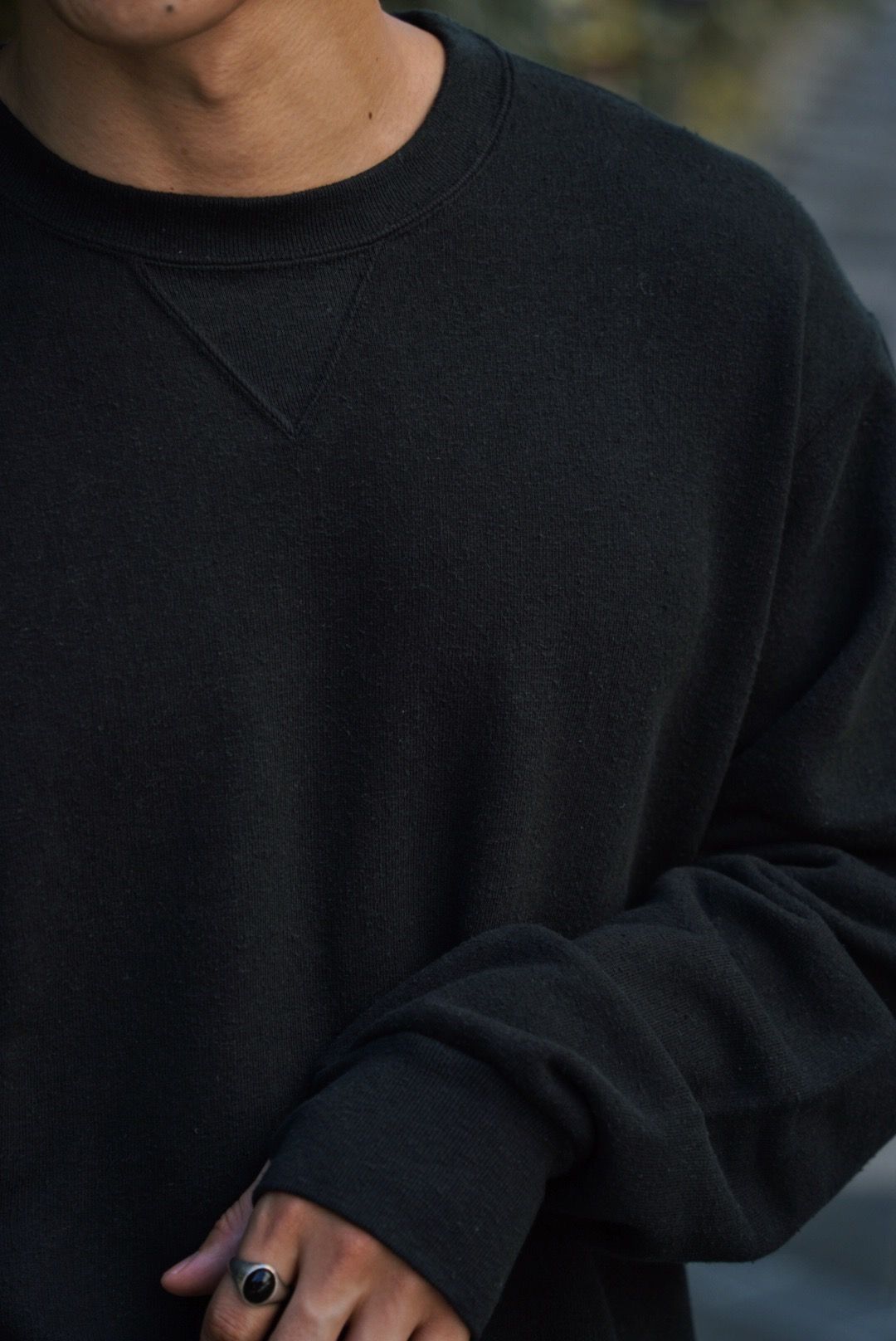 OFFICE CREW SWEAT SHIRTS（BLACK）