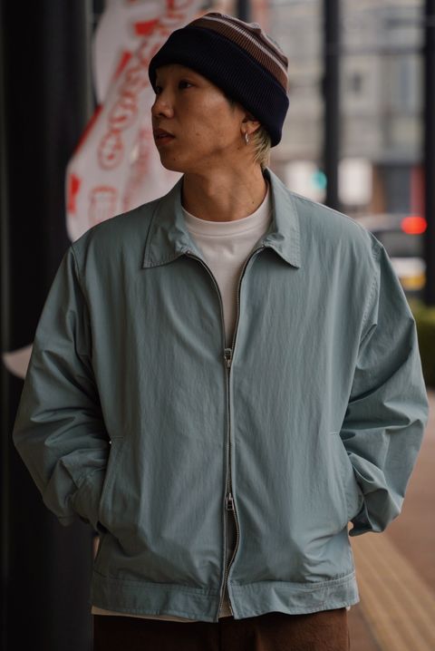 NYLON DRIZZLER JACKET（L.BLUE）