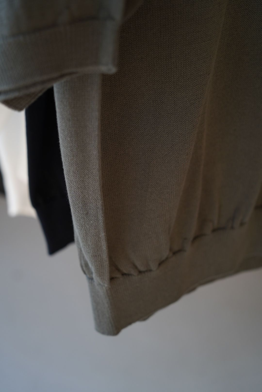 WIDE KNIT T-SHIRT(GRAY)