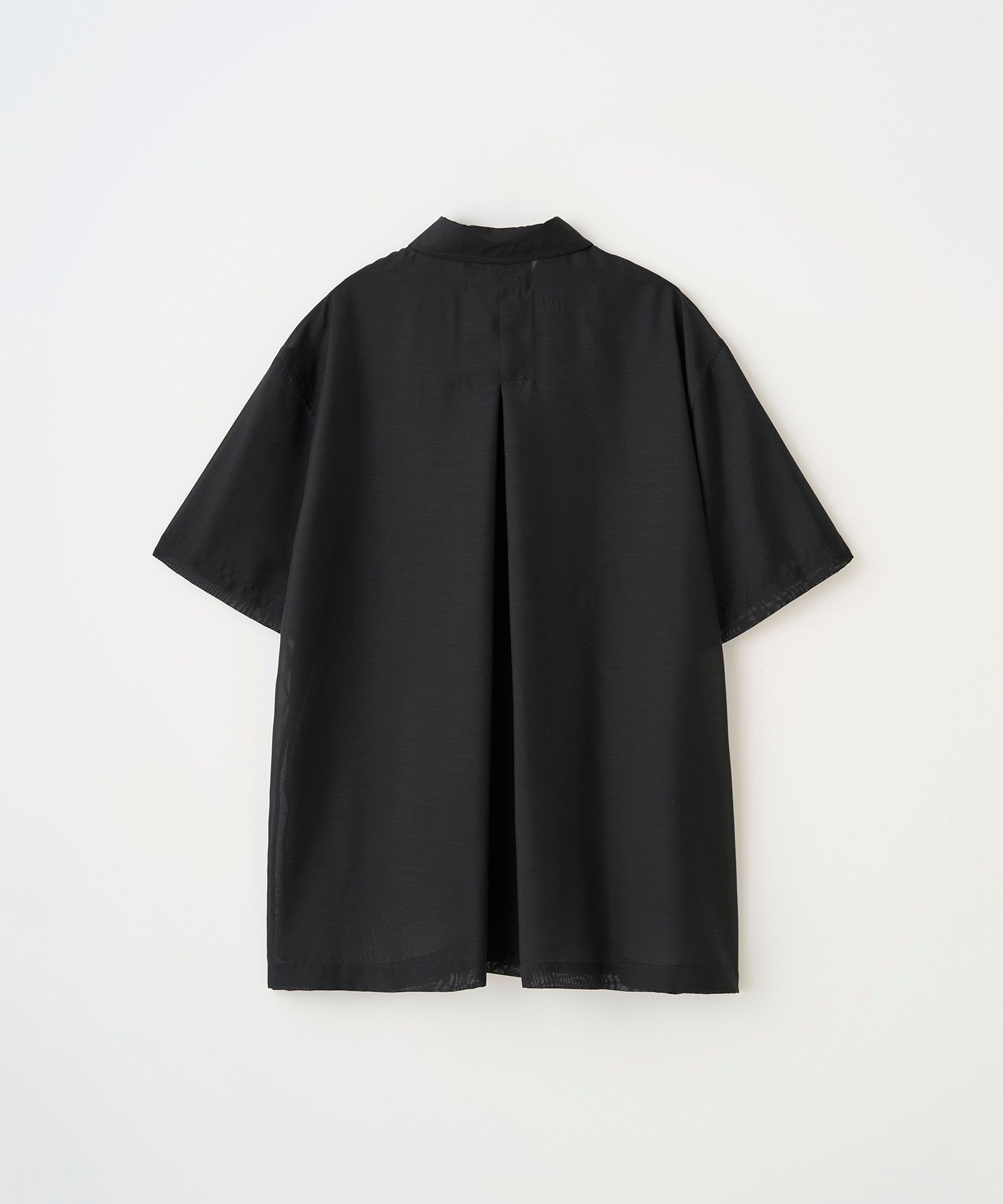 SHEER LIGHT S/S SHIRT（BLACK）