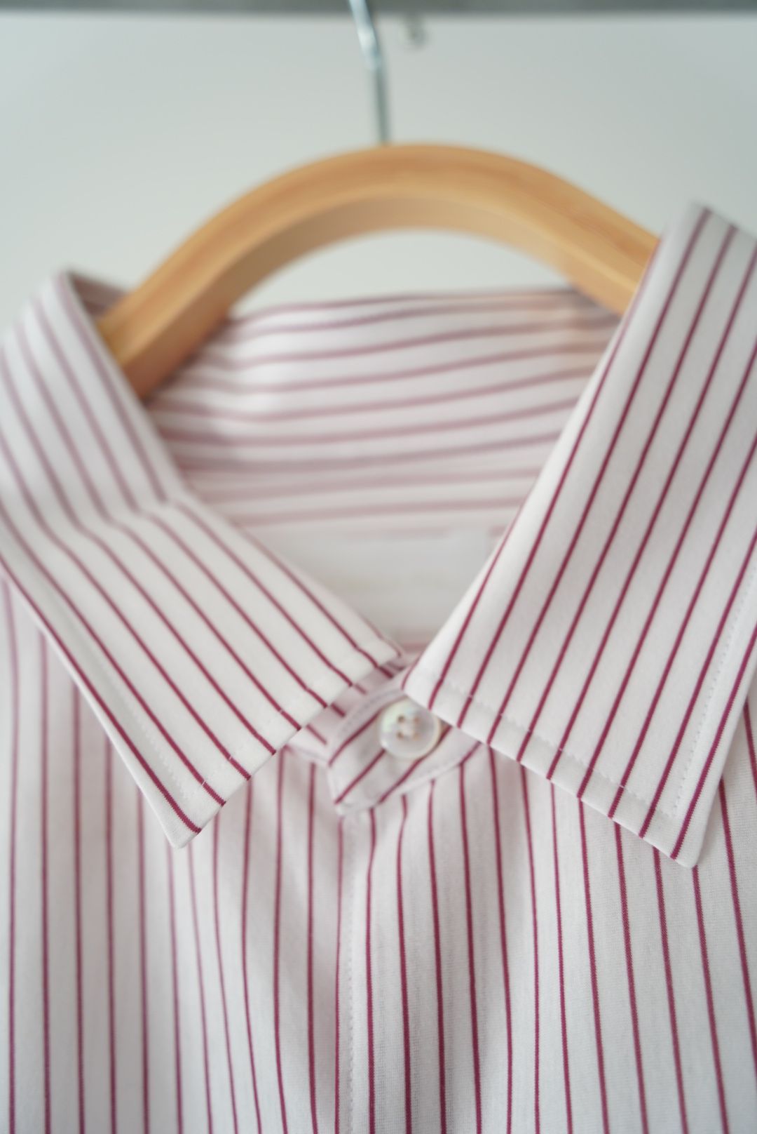 46G Atmosphere Stripe Shirt / ストライプシャツ / RED