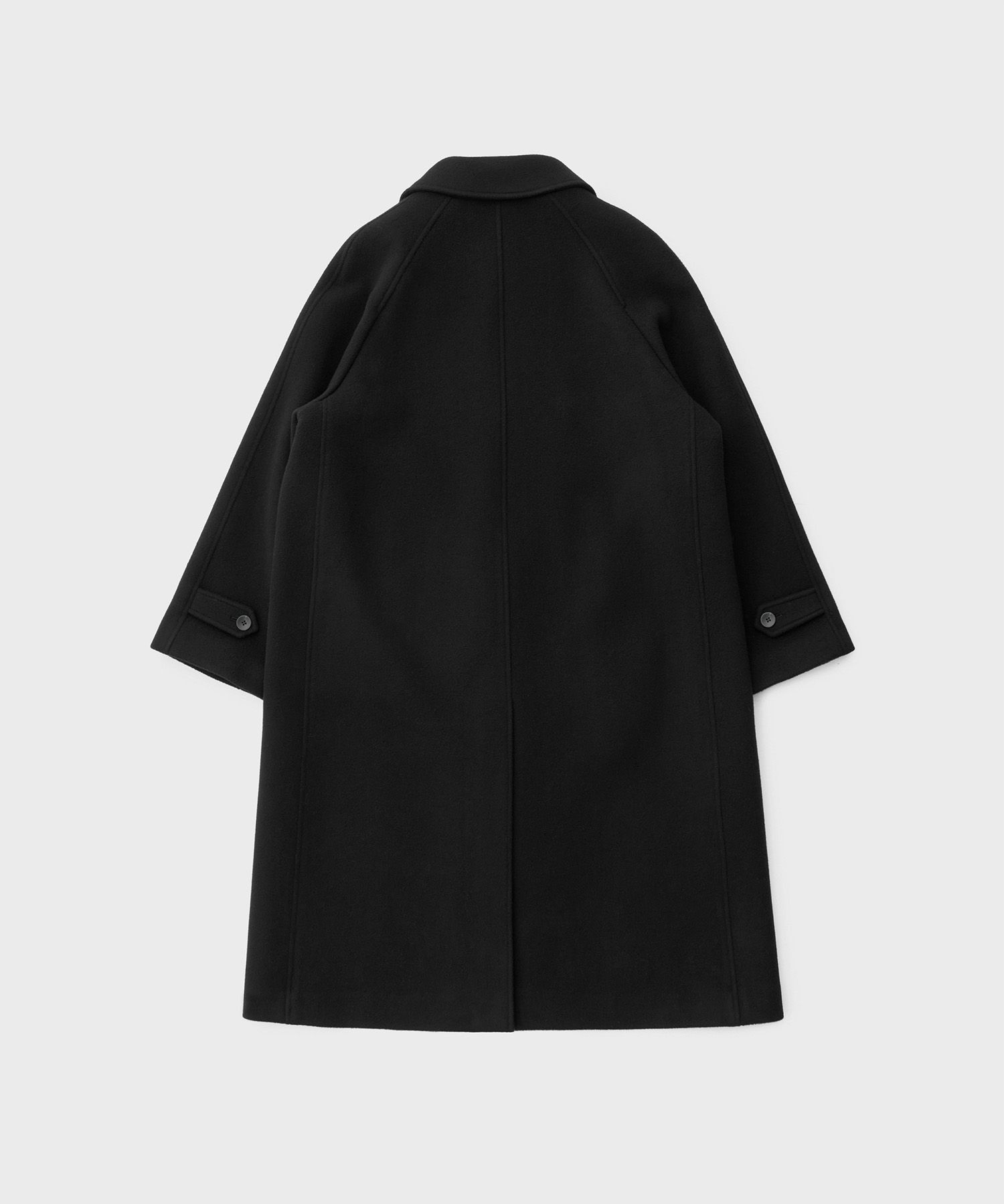 Legacy Balmacaan Coat（Black）