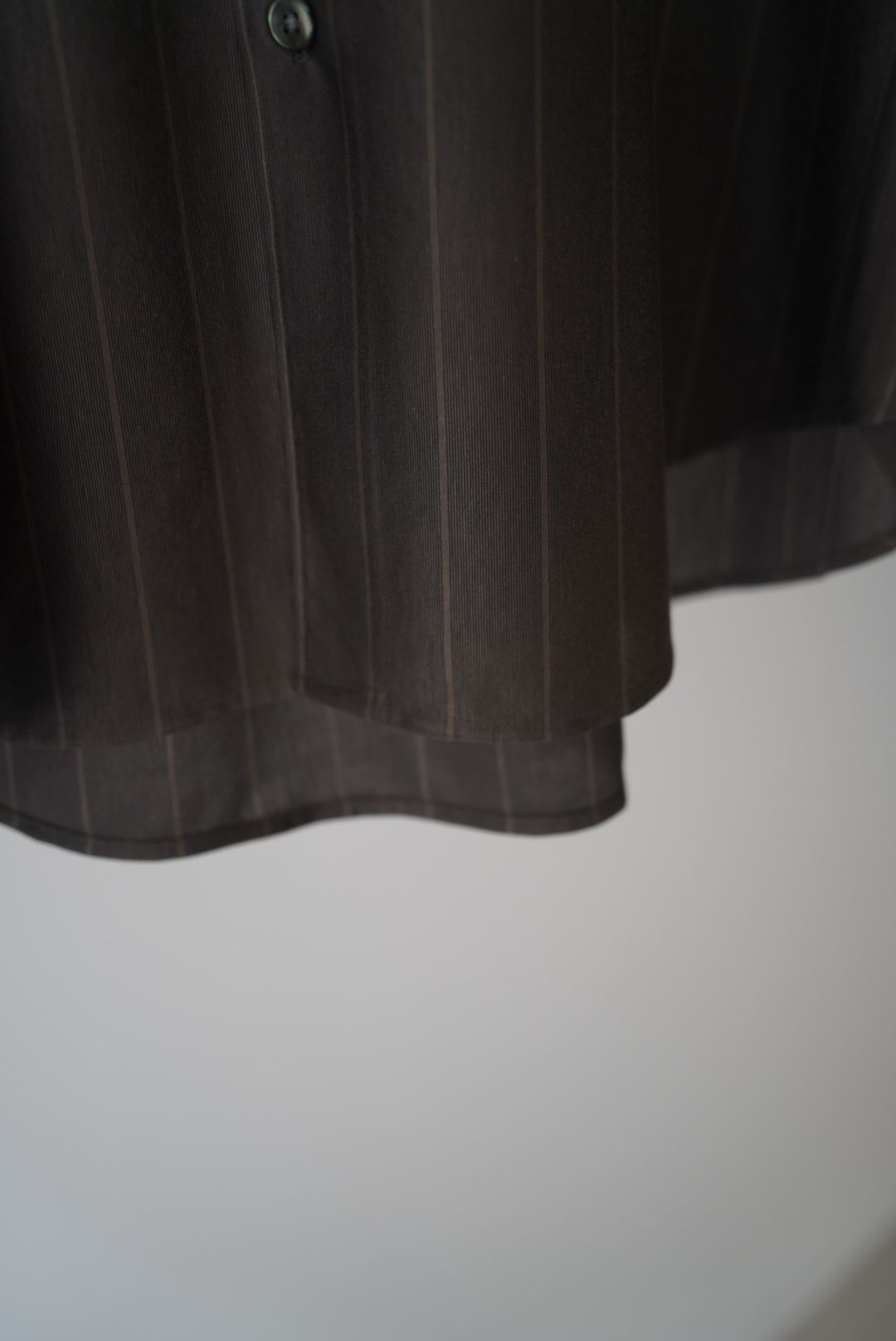 46G Atmosphere Stripe Shirt / ストライプシャツ / GREY