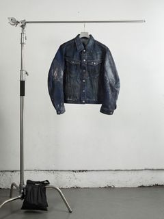 3D TRUCKER JACKET / デニムジャケット / LUSTER COATED DARK INDIGO