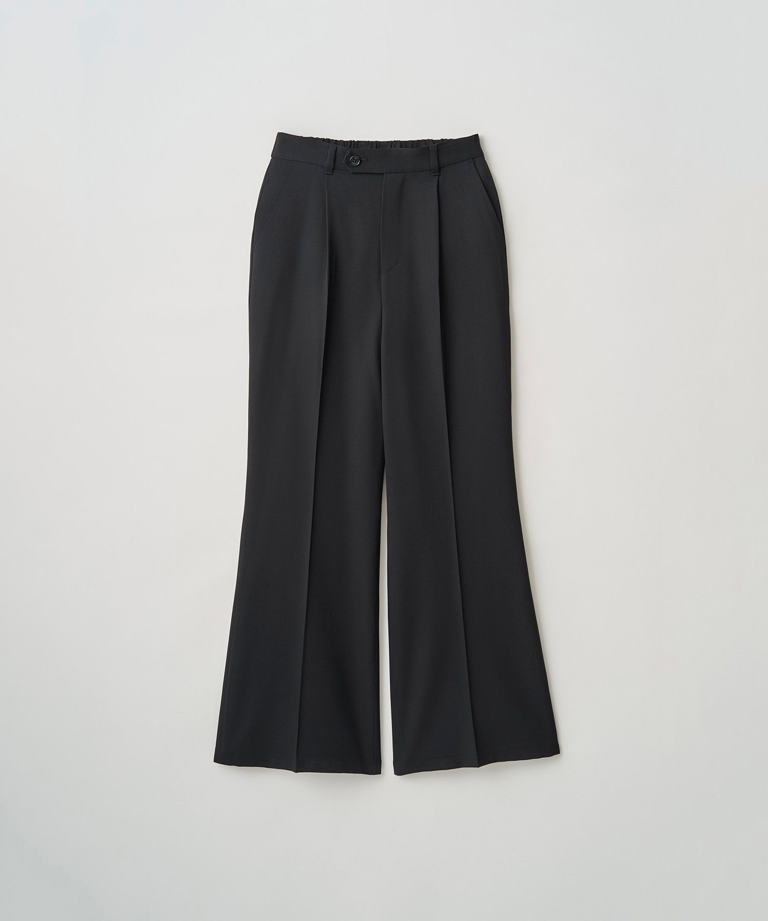 FLUID FLARE PANTS（BLACK）