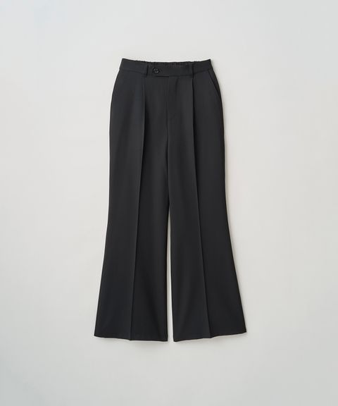 FLUID FLARE PANTS（BLACK）