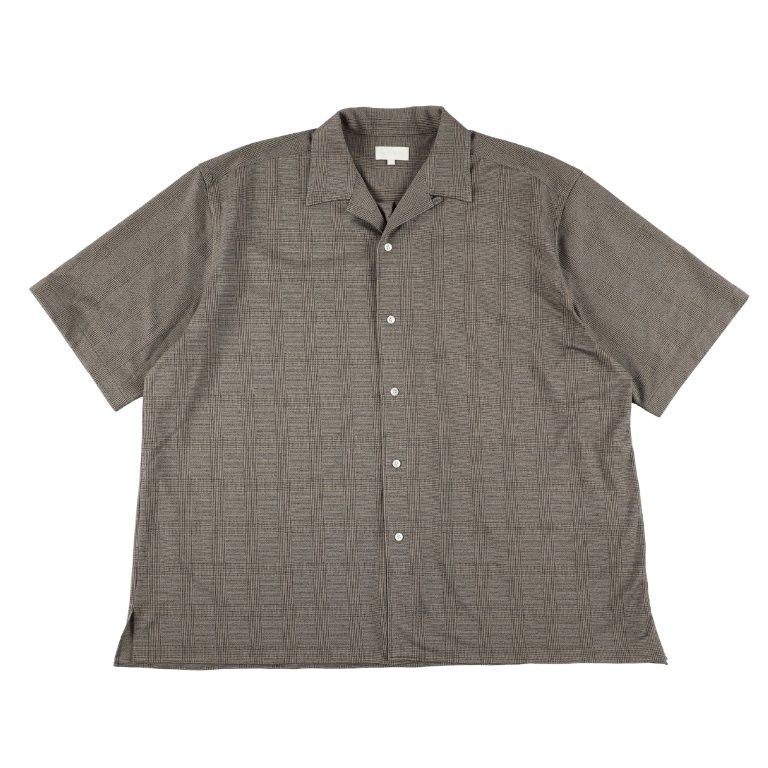 28G Loop Yarn Glen Check Ether Shirt（BEIGE）
