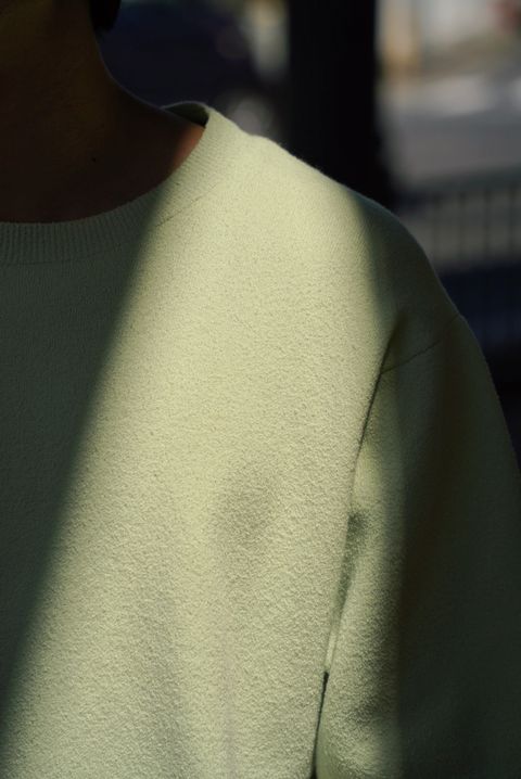 S/S KNIT PULLOVER[LIME]