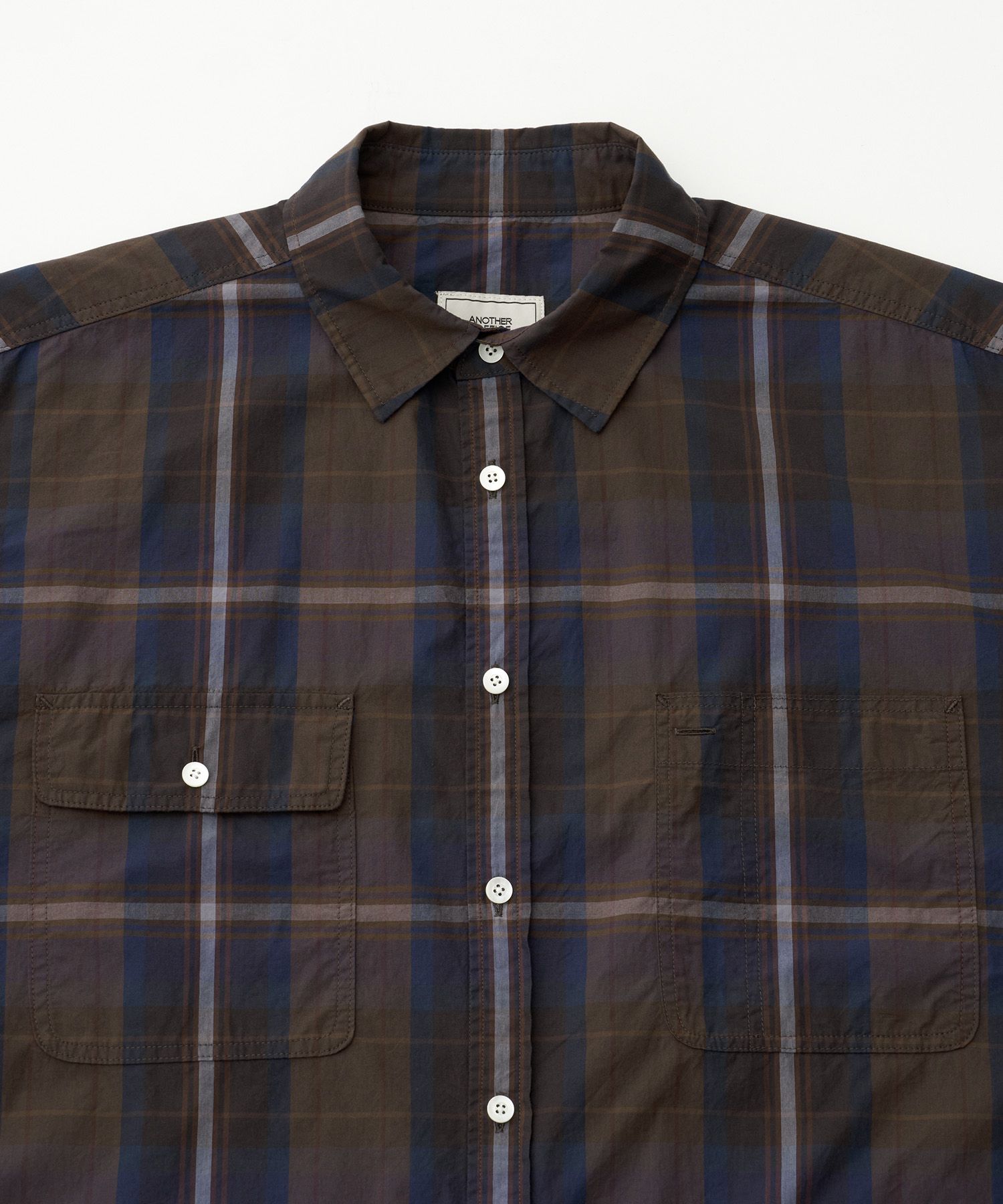 Portland Check Shirt（Brown Blue）