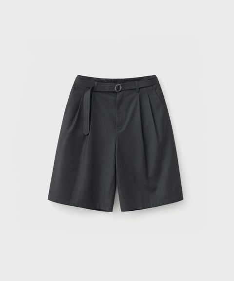 Hemingway Stripe Bermuda Pants（HEATHER CHARCOAL）