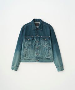 GRADATION DENIM JACKET（STEEL BLUE）