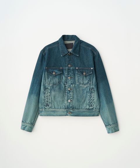 GRADATION DENIM JACKET（STEEL BLUE）