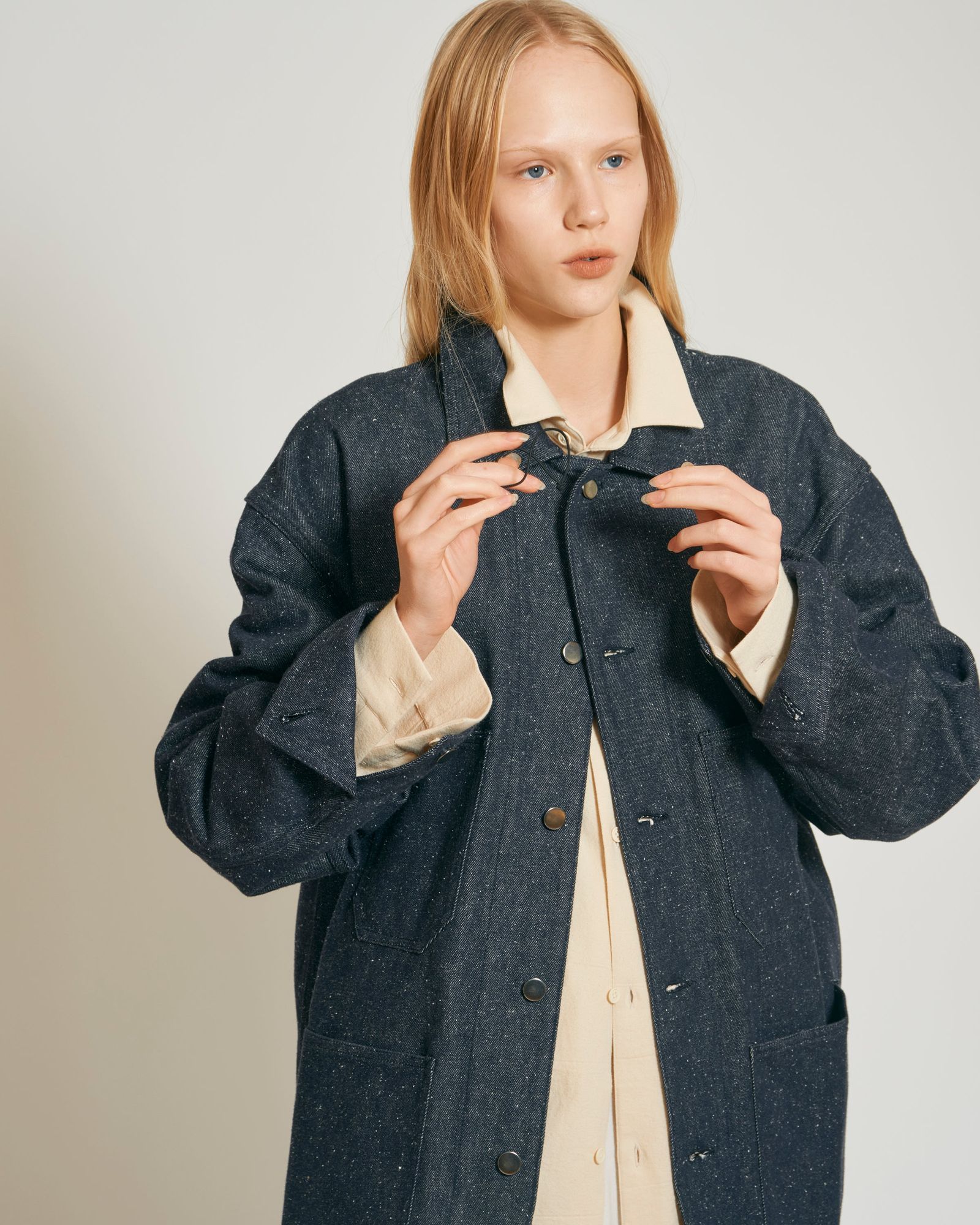 Blanc YM(ブランワイエム)Oxford Wide Shirts