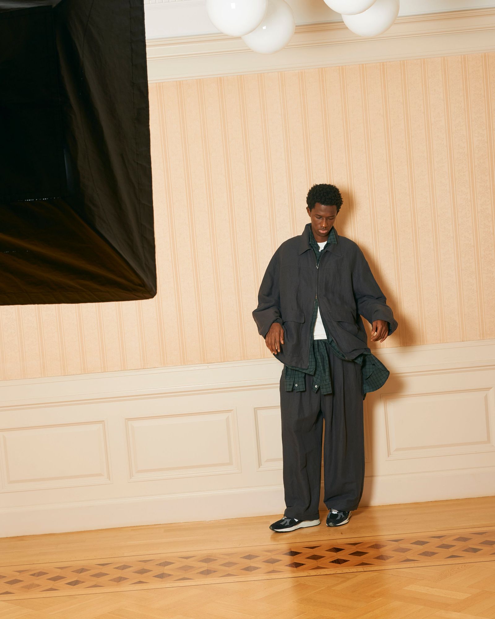 Blanc YM (ブランワイエム)Linen Silk Oversize Pants