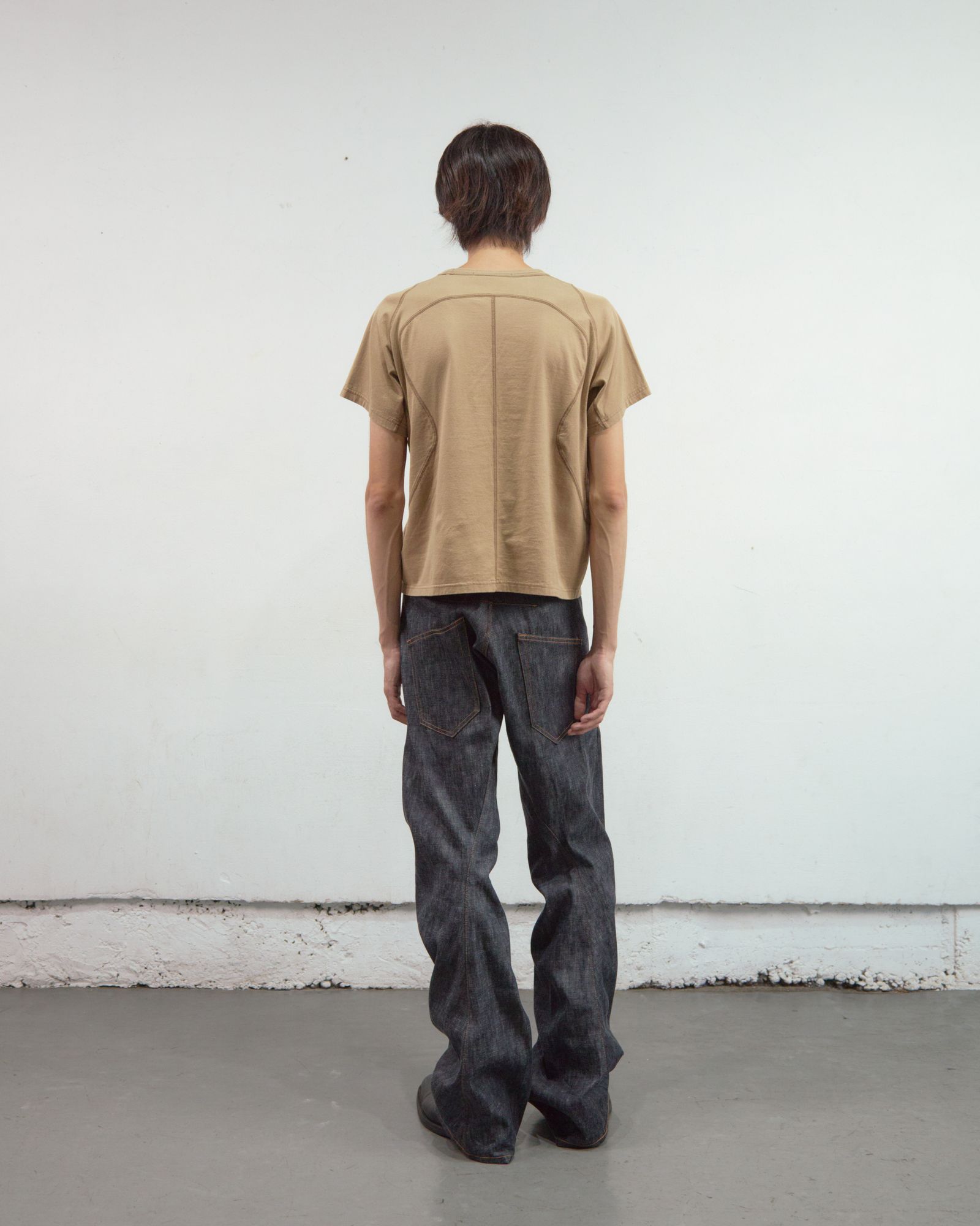 PANELLED HALF SLEEVE T-SHIRT