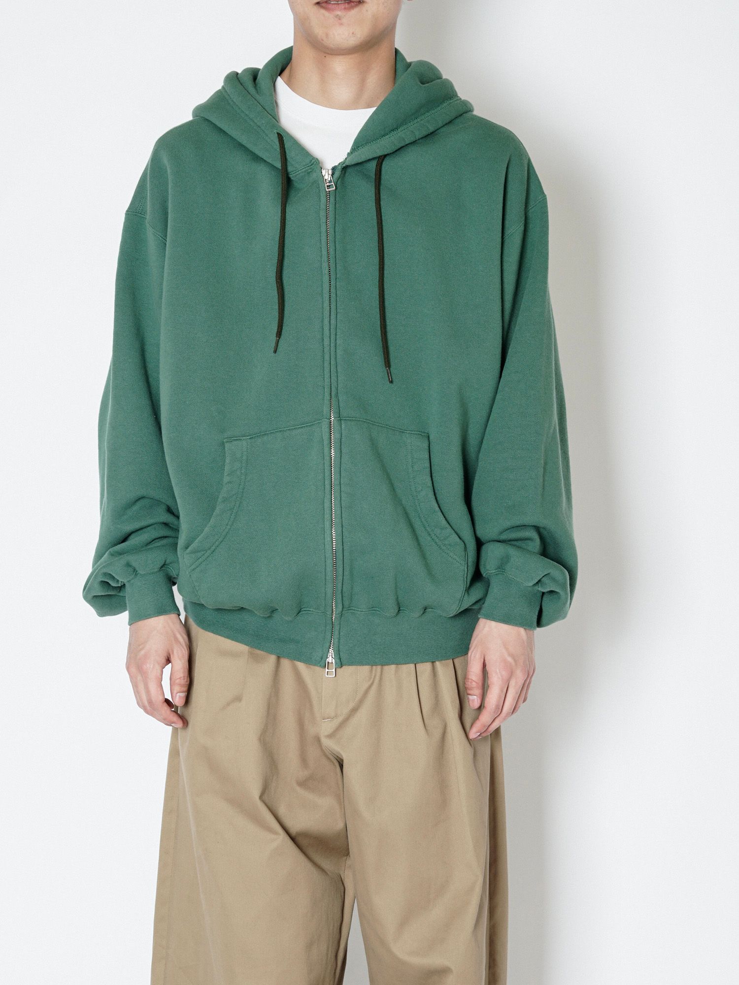 JUMBERCA ZIP UP HOODIE（GREEN）