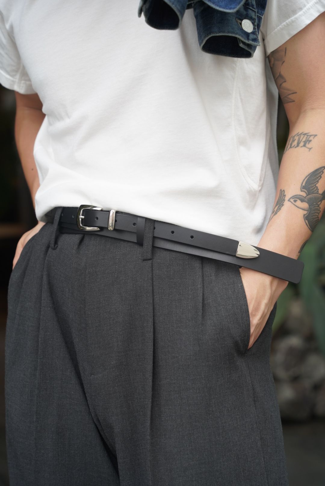 MARK LAYERED BELT / ベルト / BLACK