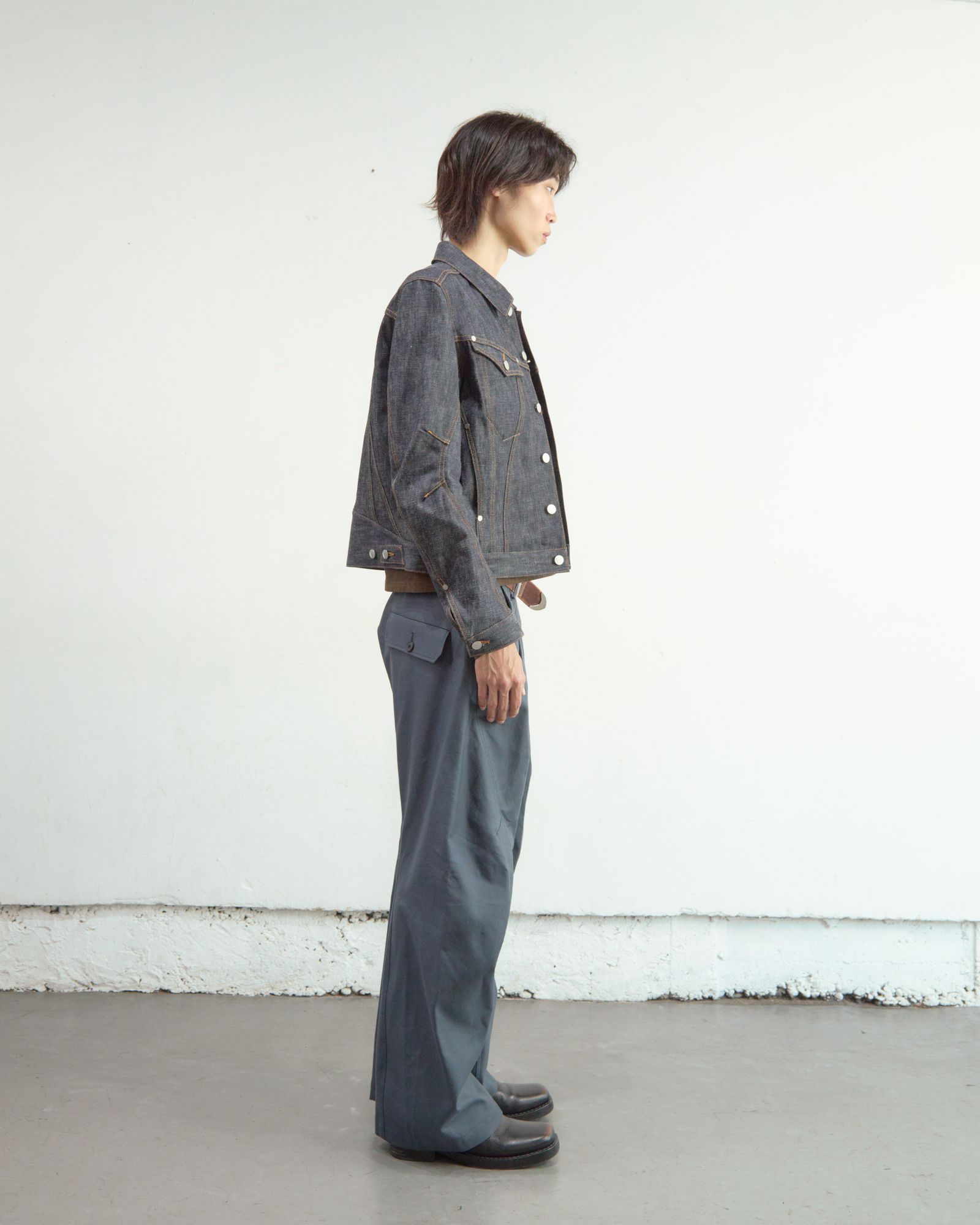 DENIM TRUCKER JACKET（RAW INDIGO）