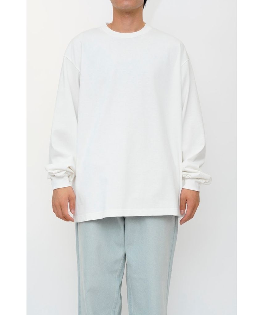 BASIC L/S T-SHIRTS（WHITE）