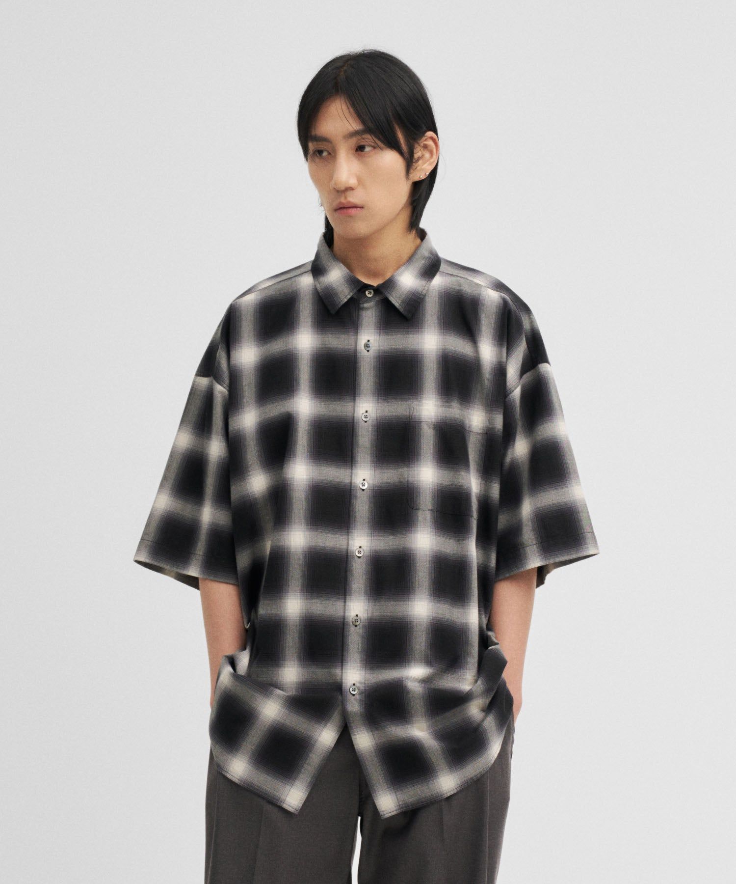 ANOTHER OFFICE(アナザーオフィス)Reverb Ombre Shirt