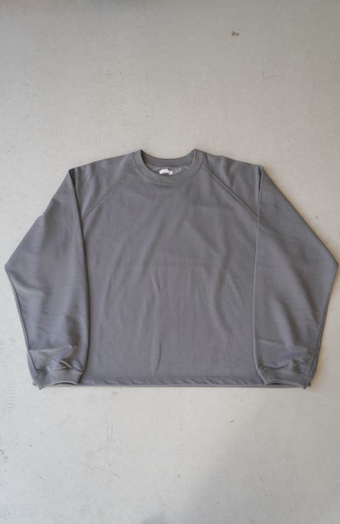 28G Cupro Raglan Pullover（CHARCOAL）