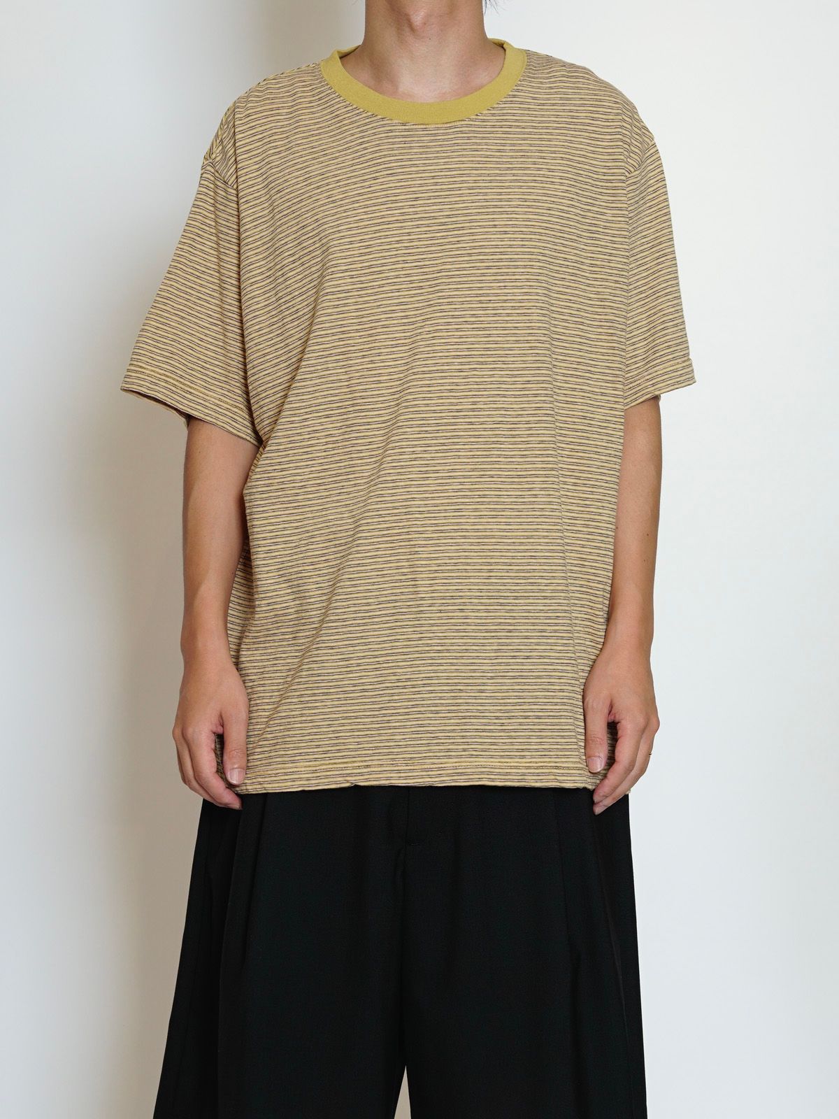 ORIGINAL BORDER S/S T-SHIRTS（YELLOW）