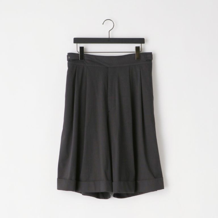 46G SOLARO Gurkha Shorts（CHARCOAL BLACK）
