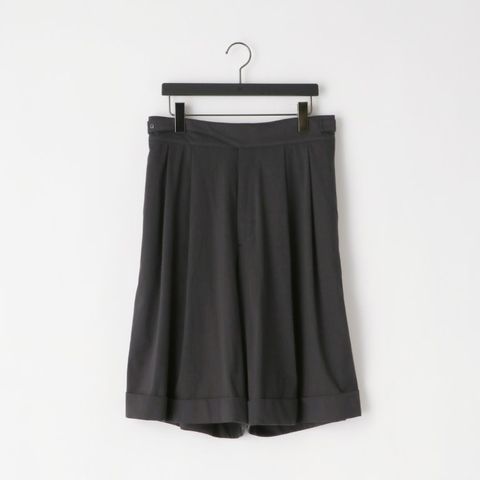 46G SOLARO Gurkha Shorts（CHARCOAL BLACK）