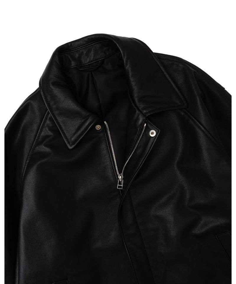LEATHER BROUSON （BLACK）