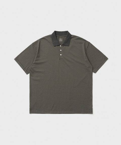 Brief Stripe Short Sleeve TEE（CHARCOAL）