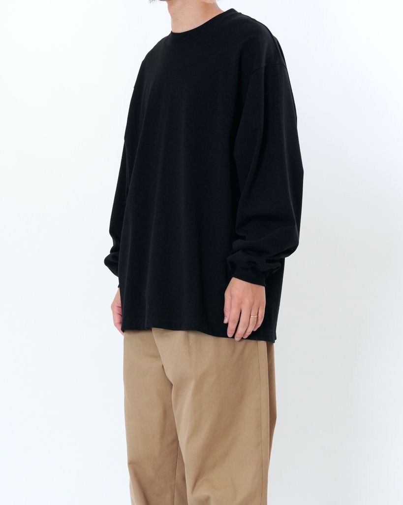 BASIC L/S T-SHIRTS（BLACK）