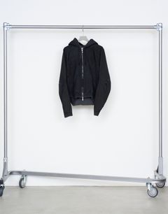 PANELED ZIP UP HOODIE（FADED BLACK）