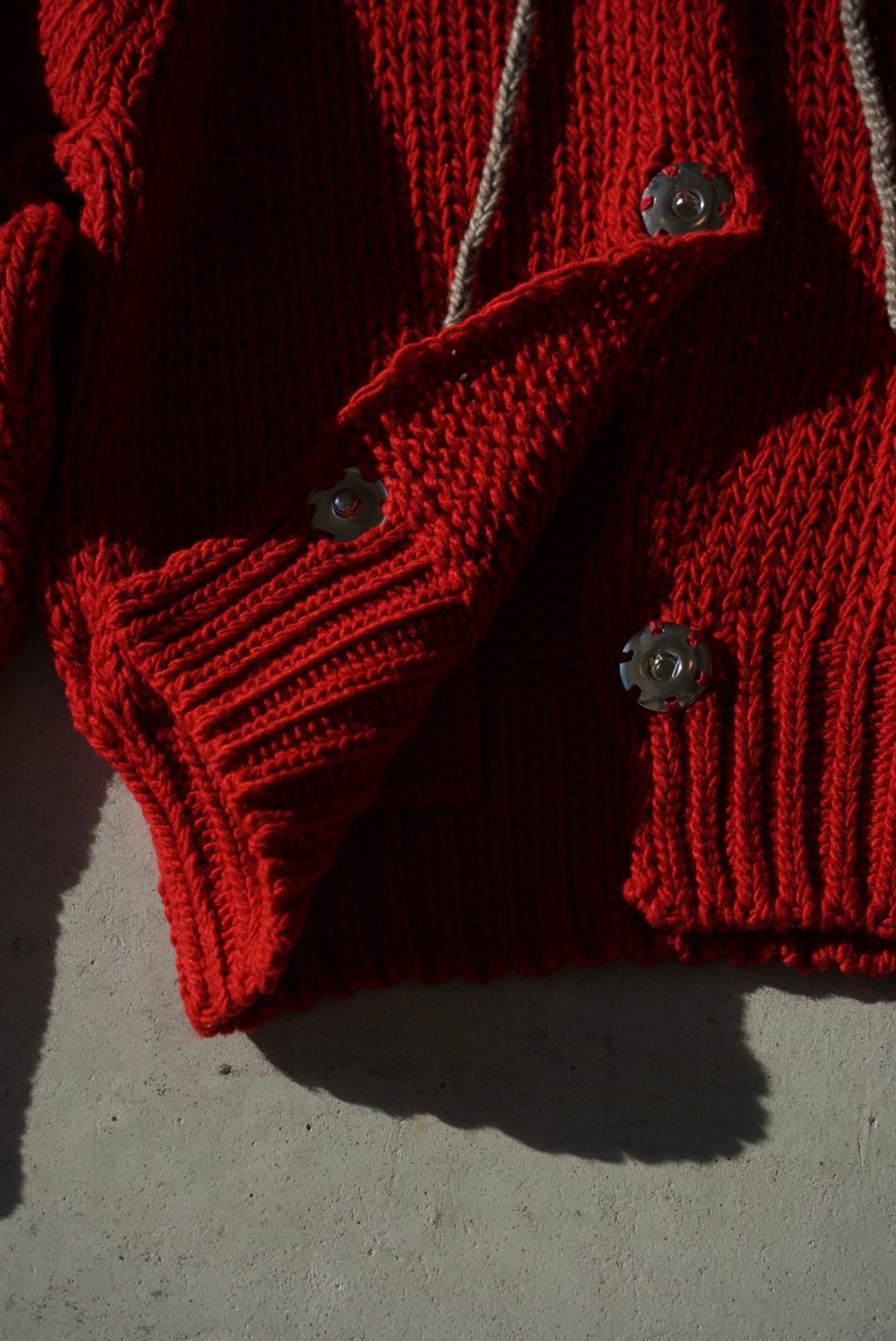 META KNIT PARKA（RED）
