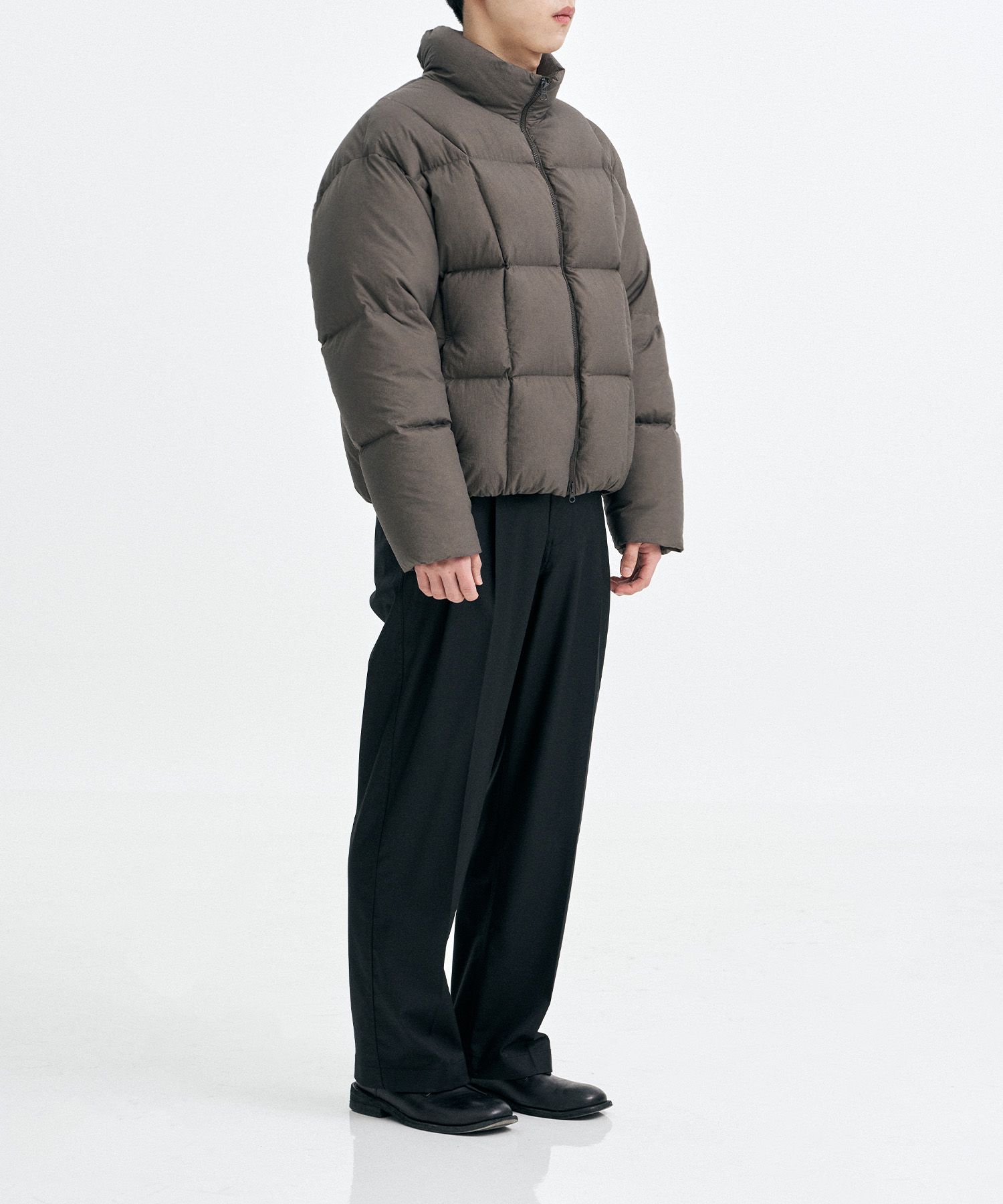 Cloudy Balloon Down Puffer Jacket（Brown）