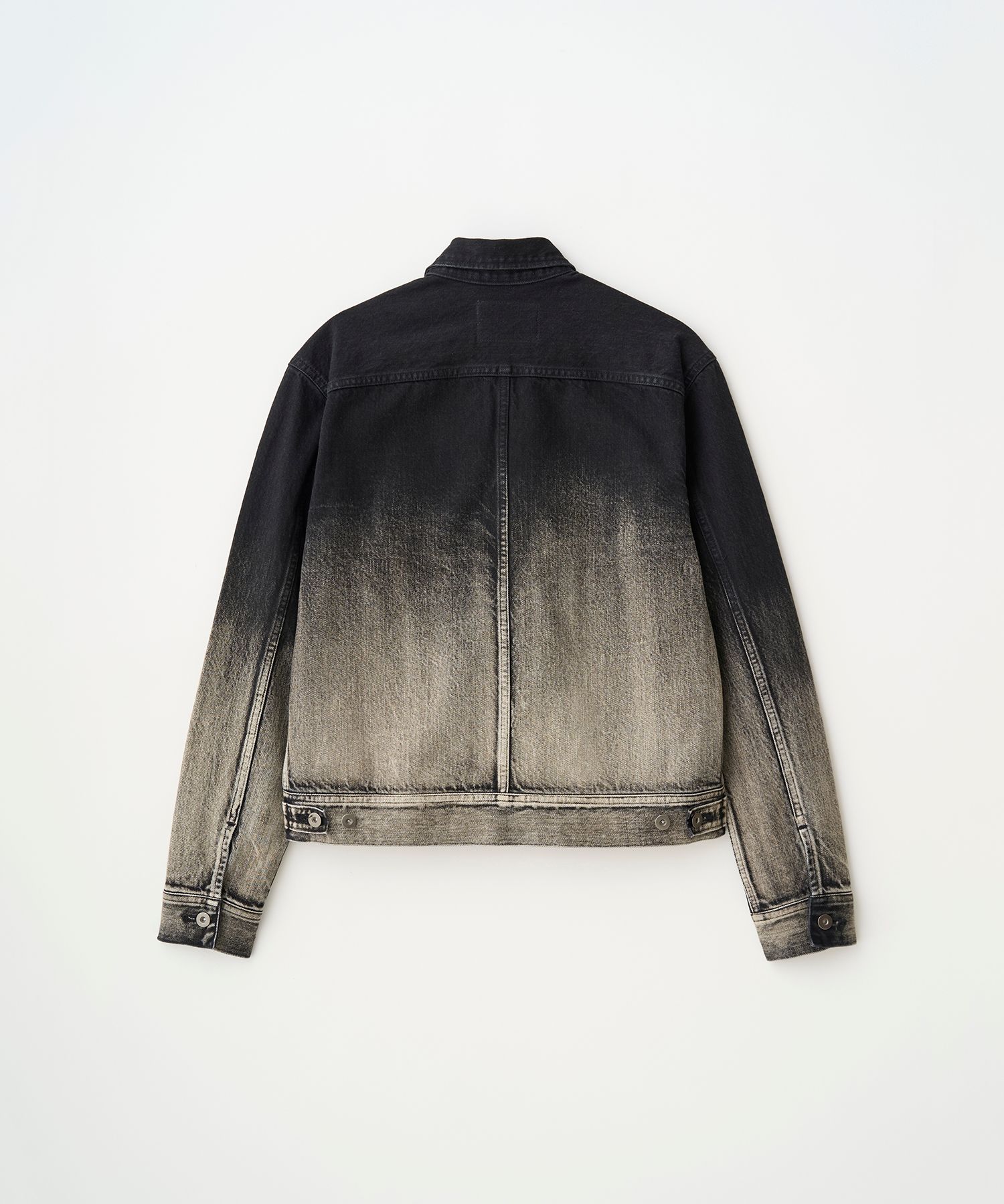 GRADATION DENIM JACKET（FADE BLACK）