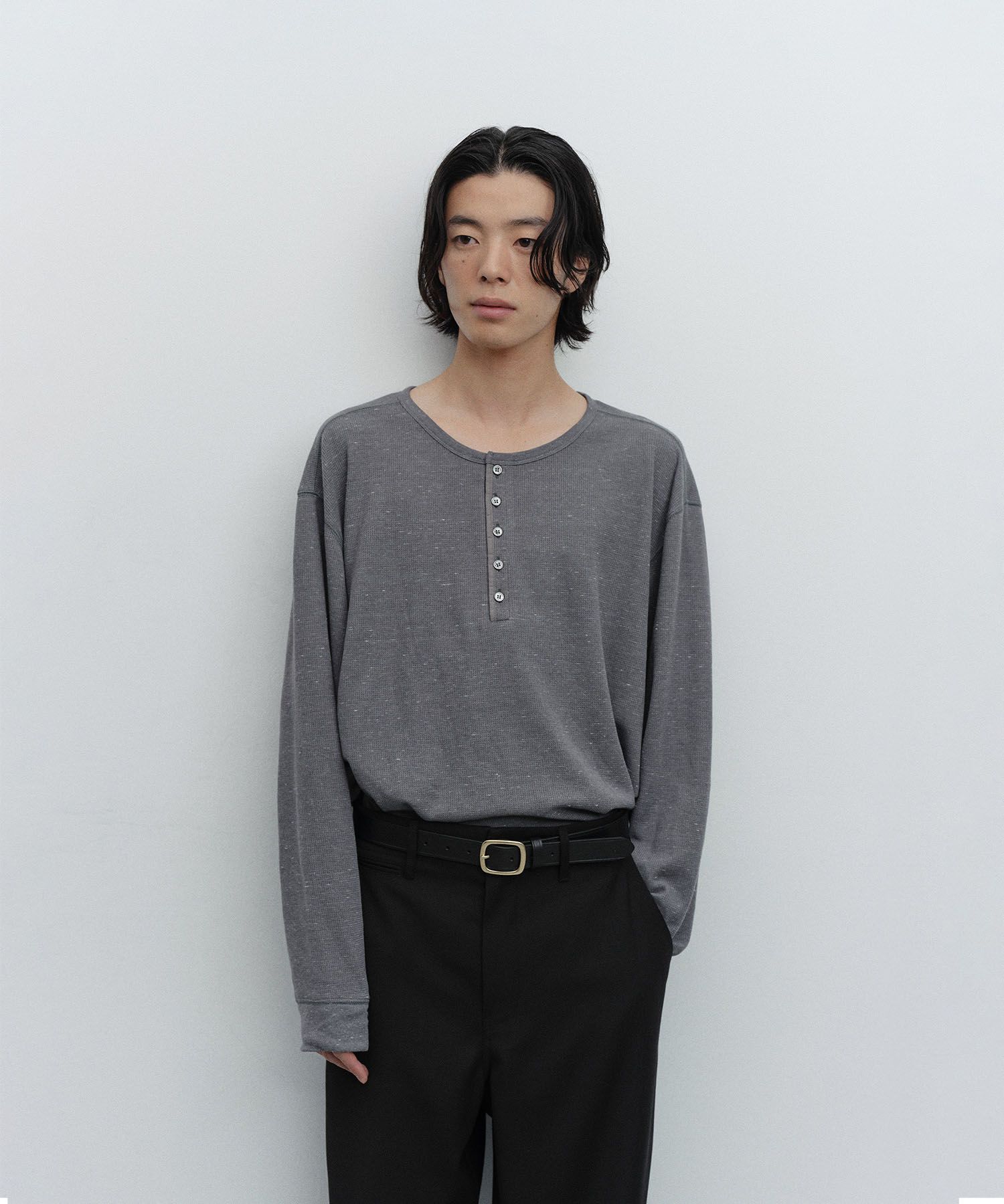 Waffle Henry Pullover（FROST GRAY）