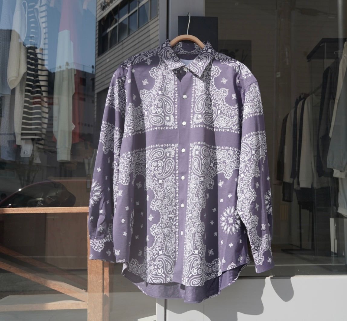 KANEMASA PHIL.46G Atomosphere PHIL. Bandana Print Shirt