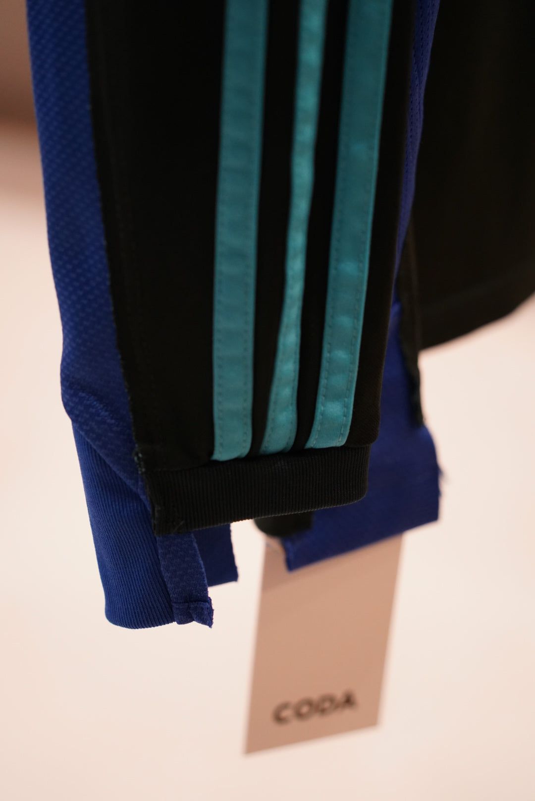 CODA BLUE RECONSTRUCTED HYBRID VINTAGE FOOTBALL JERSEY