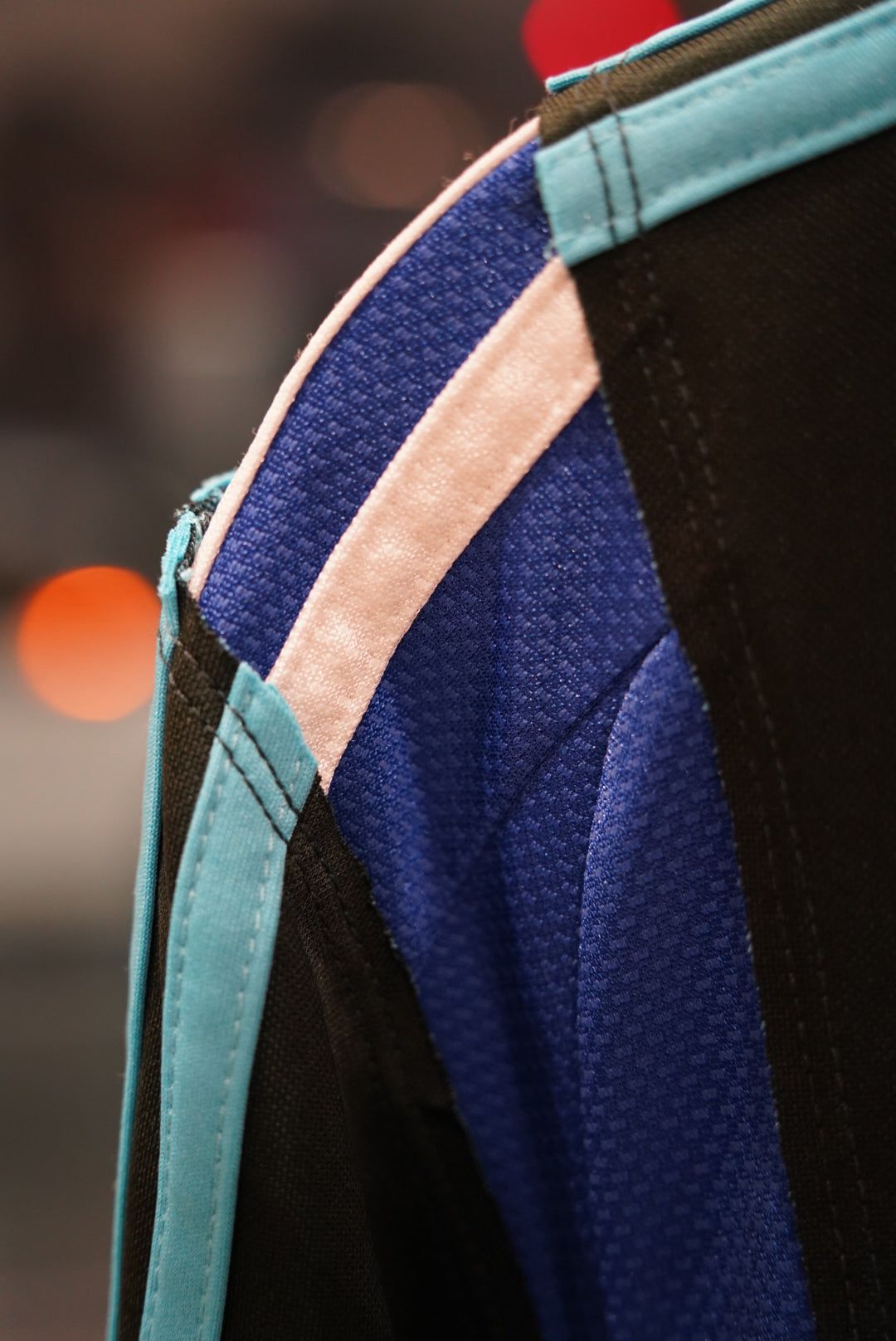 CODA BLUE RECONSTRUCTED HYBRID VINTAGE FOOTBALL JERSEY