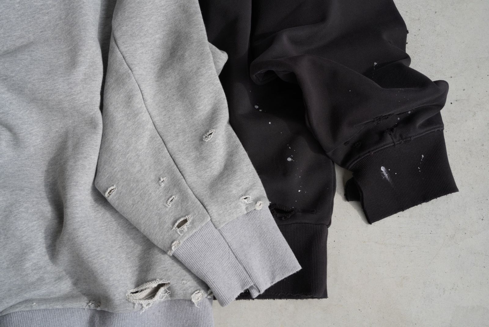CODA(コーダ)GING BLEACHED DESTROYED SWEATSHIRT