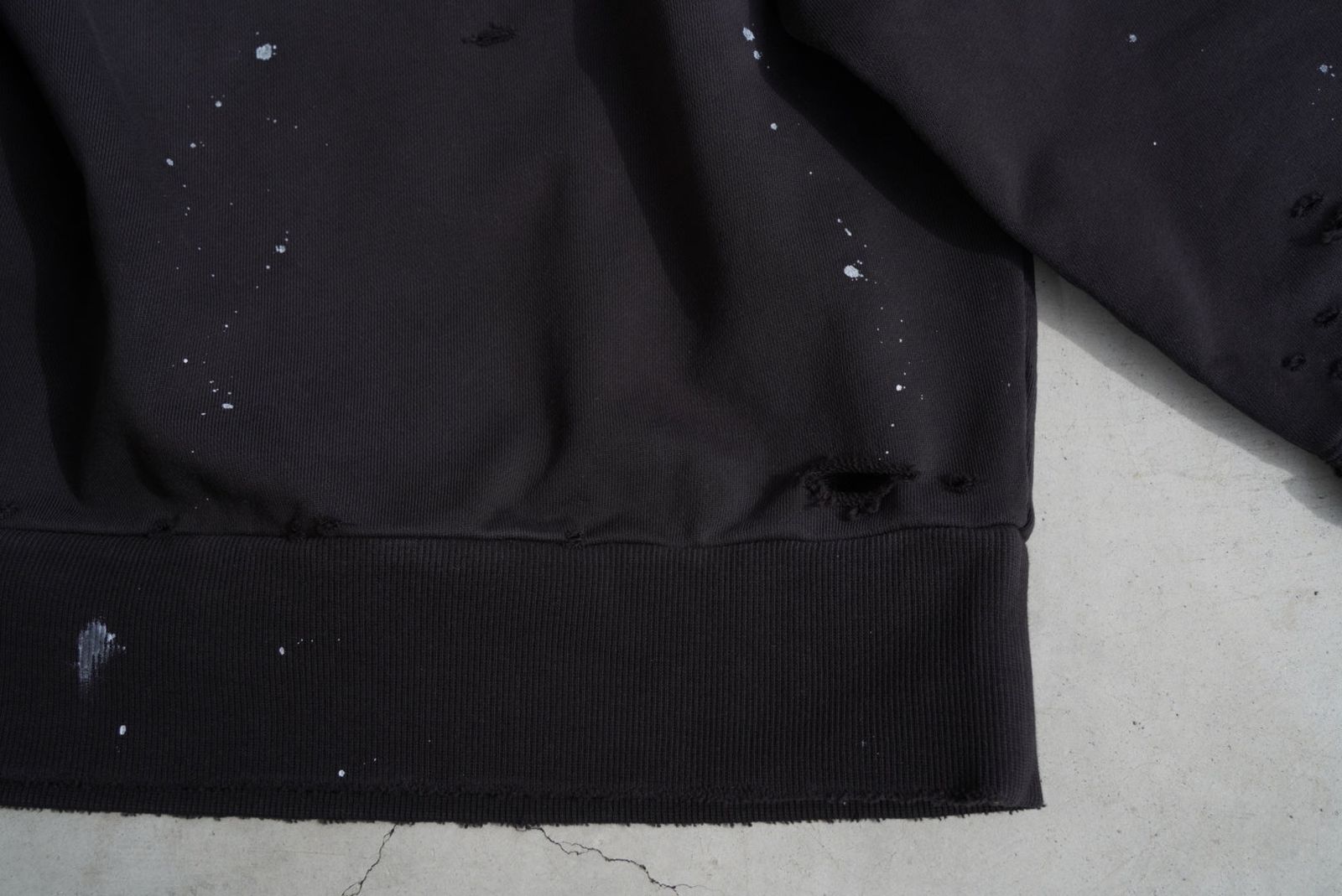 CODA(コーダ)GING BLEACHED DESTROYED SWEATSHIRT
