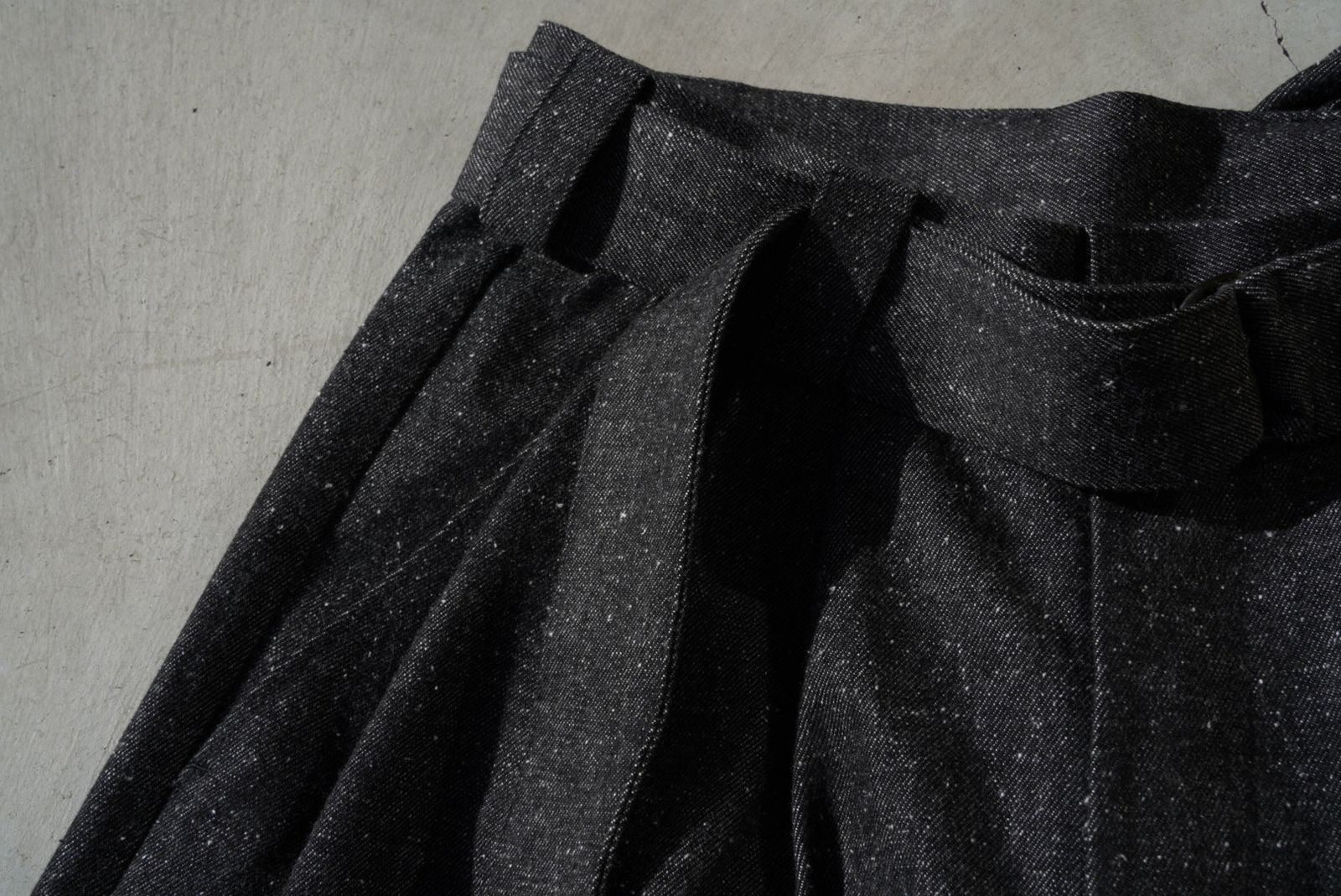 Blanc YM(ブランワイエム)Silk Denim Wide Pants