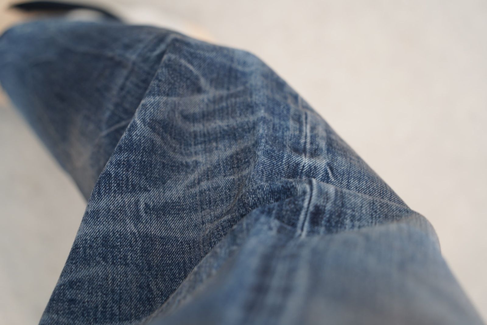 RIGHT HANDED DENIM PANTS "USED-2"